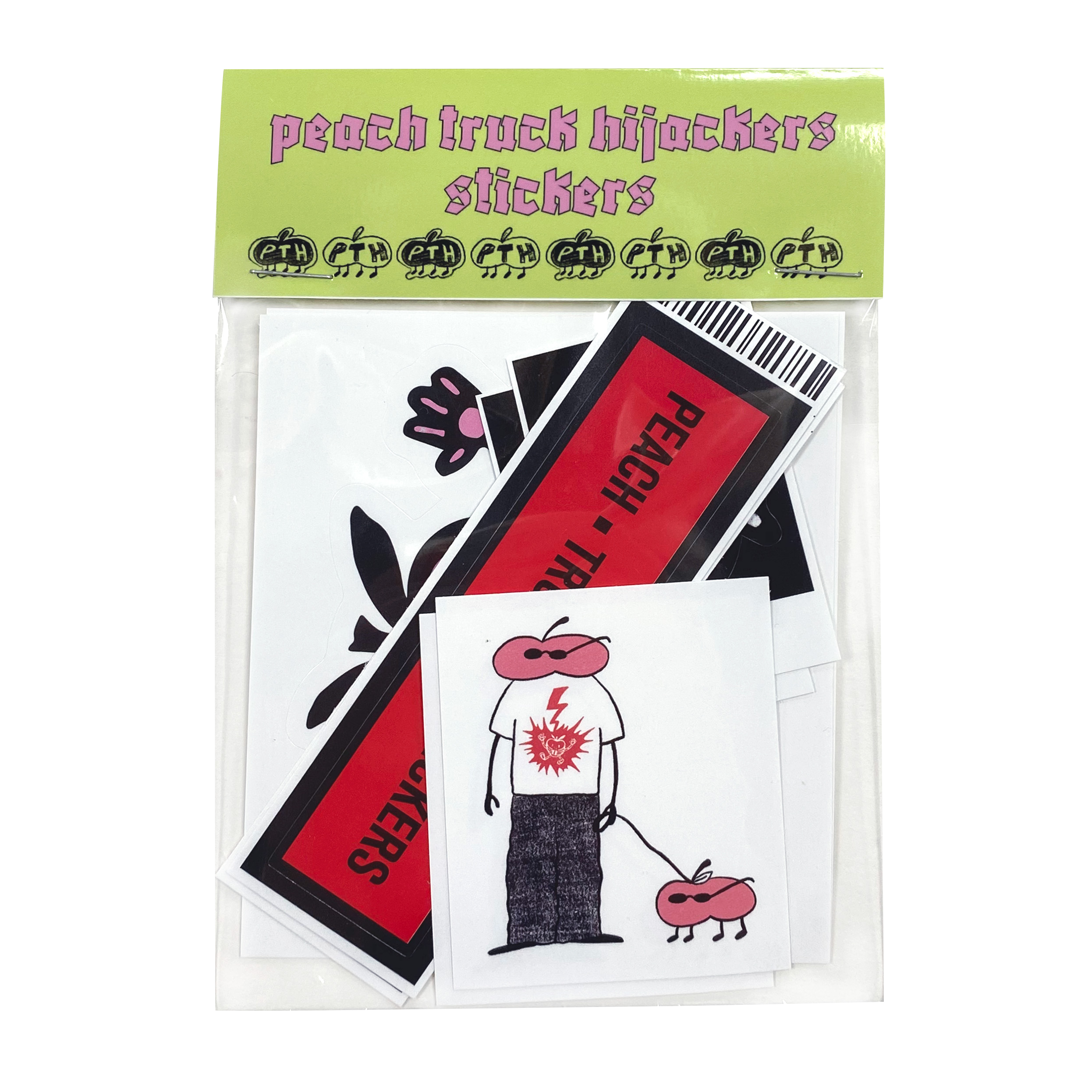 Peach Truck Hijackers Sticker Pack OS 1